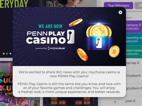 mychoice casino app promo code